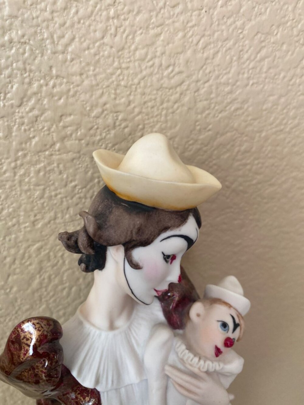 199s Giuseppe Armani Ltd Ed Lady Clown w/Puppet Capodimonte Figure 743C - No Box - Picture 12 of 16